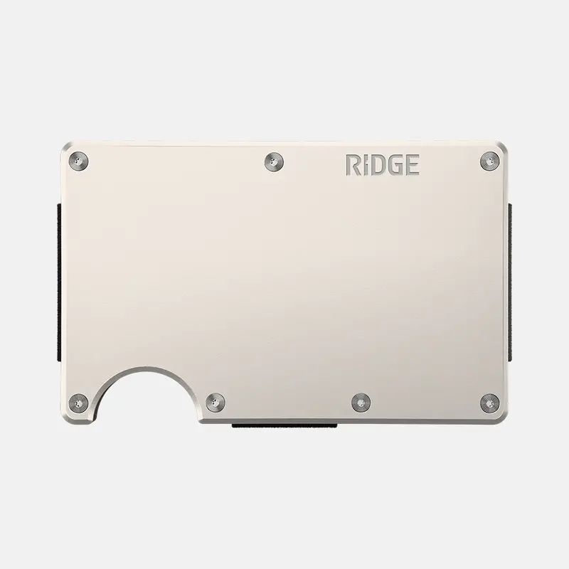 Ridge Wallet In Monaco White 1