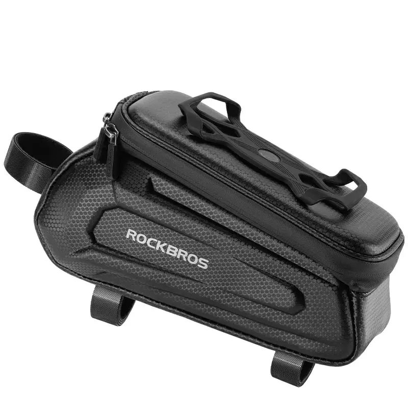 Rigid Top Tube Phone Holder With Integrated Hardshell Storage 1
