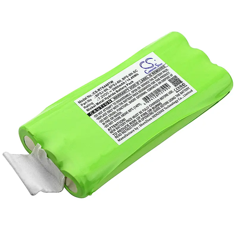 Ritron Bps-6N-Mh Nimh Replacement Battery Pack For Portable Radios 1