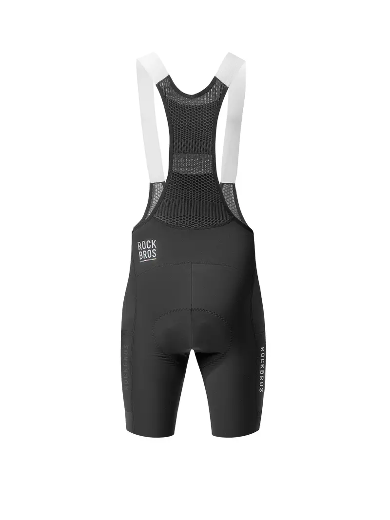 Road To Sky Men’S Bib Shorts Featuring Elastic Interface® Chamois Technology 1