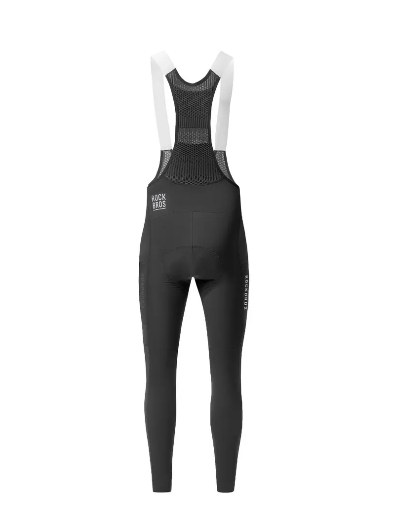 Road To Sky Men’S Bib Tights With Elastic Interface® Chamois Padding 1
