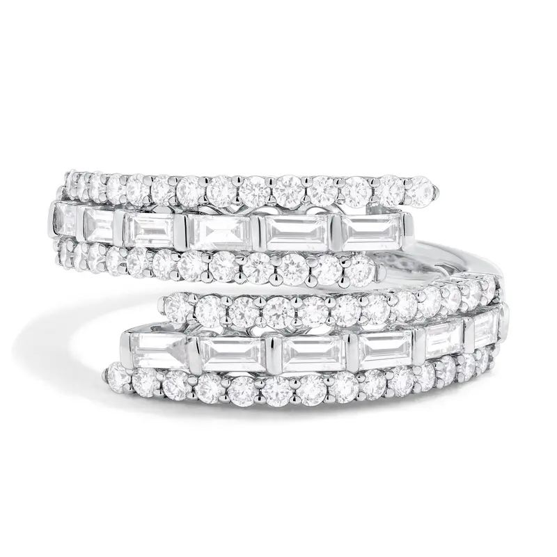Robert Irwin Couture Duchess Swirl Diamond Band Ring 1