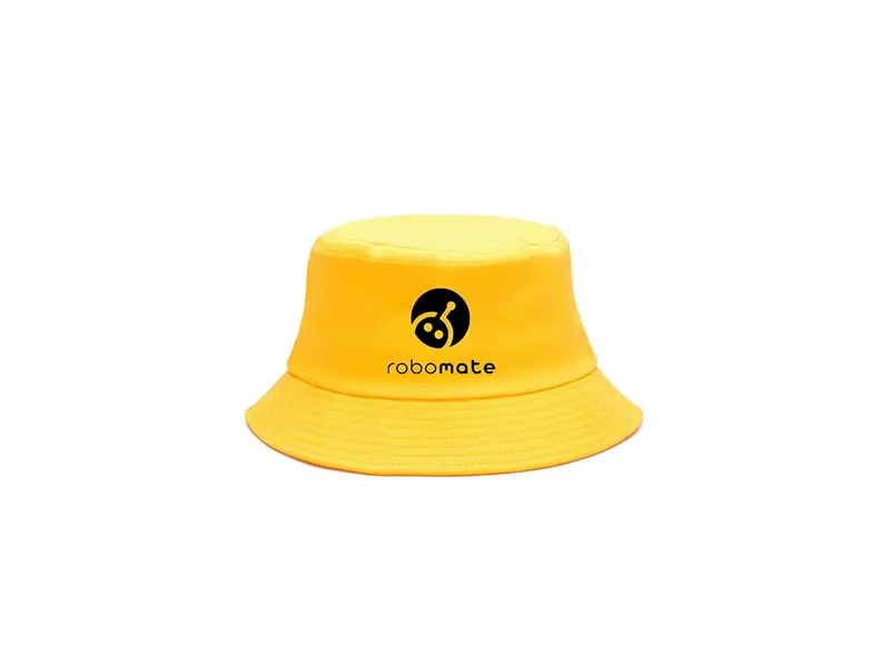 Robomate Vibrant Yellow Bucket Hat 1