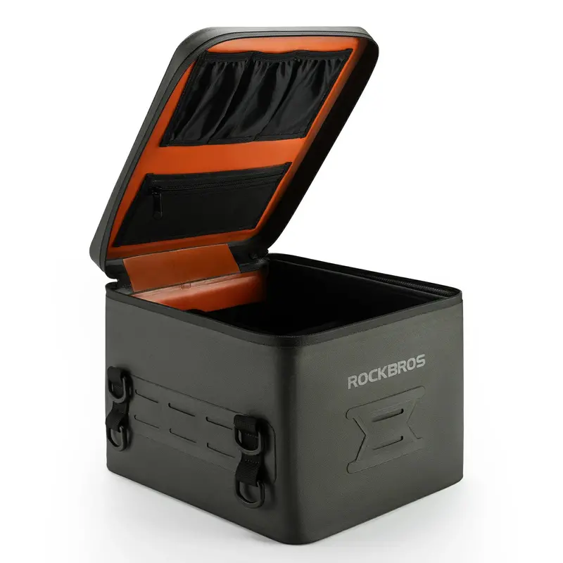 Rockbros 13L Waterproof Motorcycle Saddlebag For Rear Rack Or Trunk 1