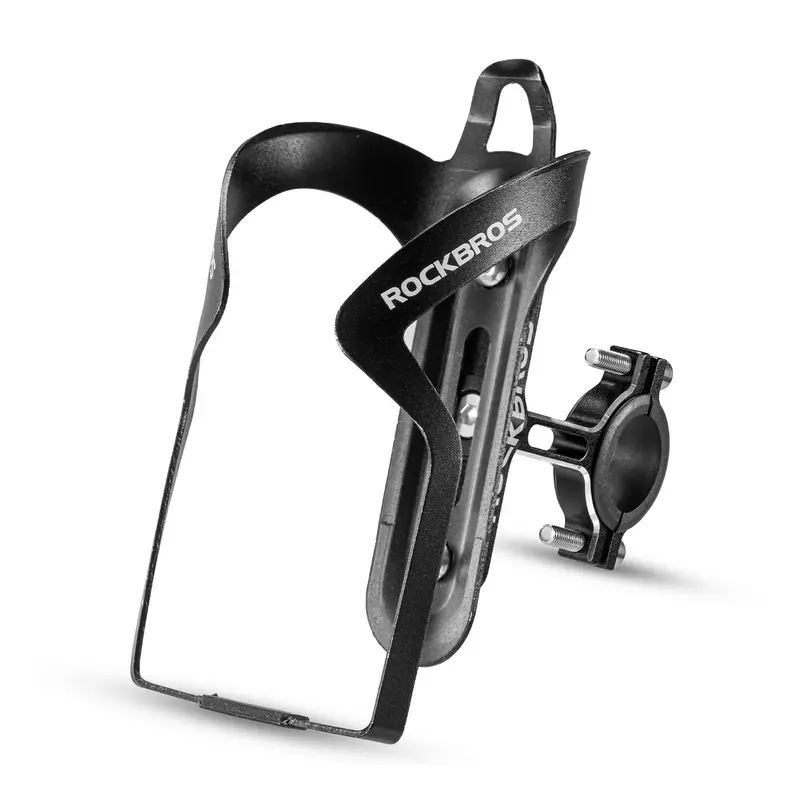 Rockbros 2-In-1 Adjustable Bike Cup Holder – Fits Handlebars & Seat Posts 1