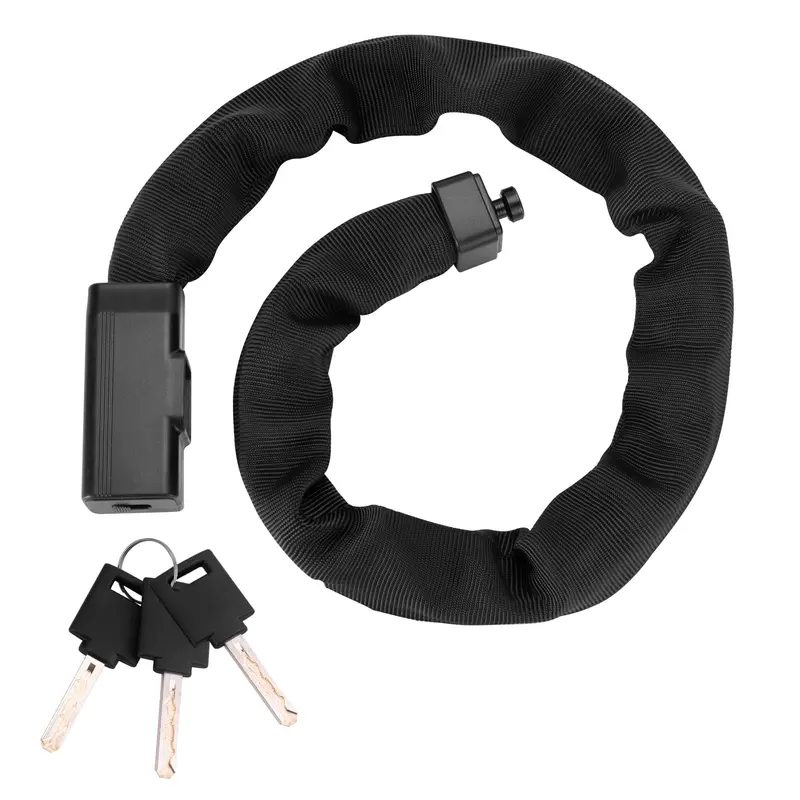 Rockbros 3-Foot Heavy-Duty Bike Chain Lock – 8Mm Tempered Steel With Keys 1