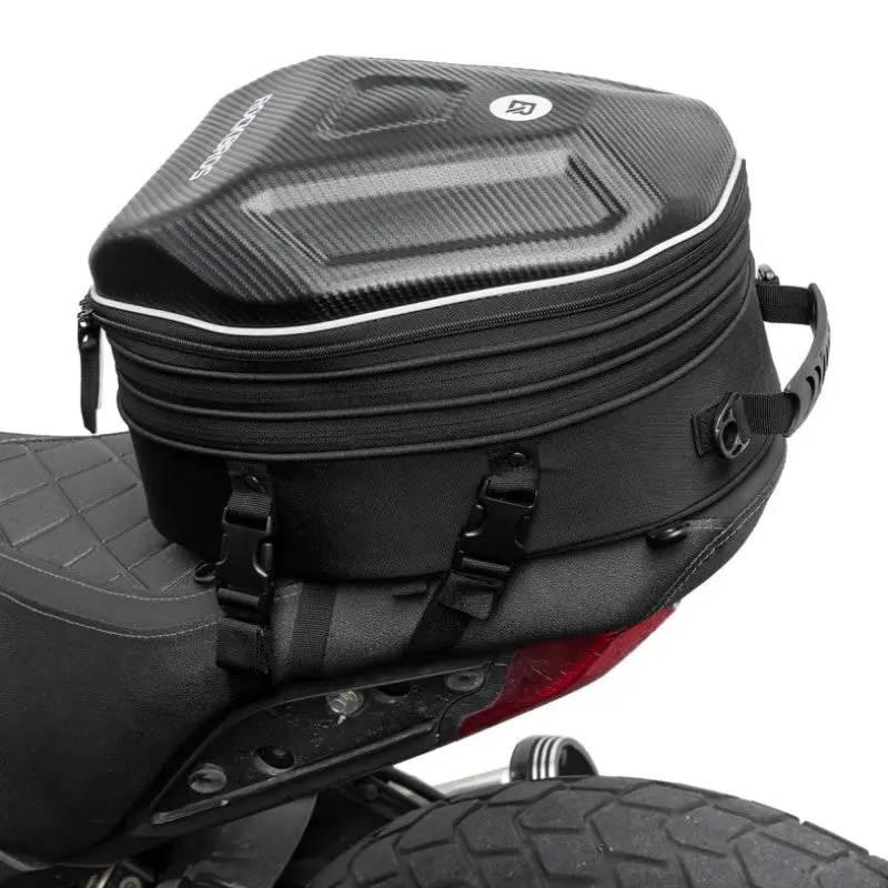 Rockbros 35L Expandable Hard-Shell Tail Bag — Waterproof, Modular Motorcycle Luggage 1