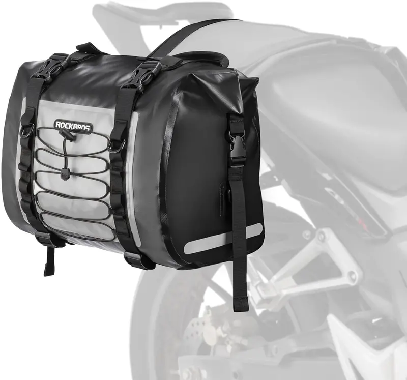 Rockbros 60L Removable Saddle Bag Set — Dual 30L Waterproof Motorcycle Panniers 1