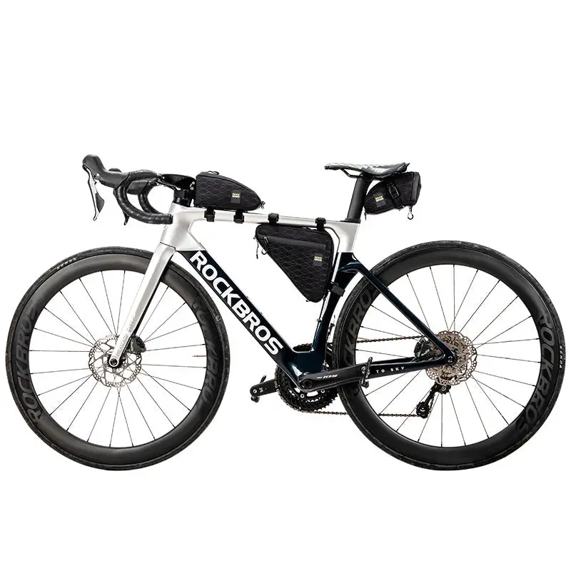Rockbros All-In-One Cycling Bag Kit – Top Tube, Triangle & Saddle Bags 1