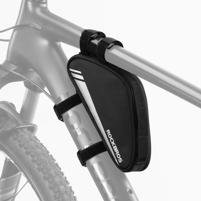 Rockbros Compact Triangle Frame Pouch – 0.7L Storage For Road & Mountain Bikes 1