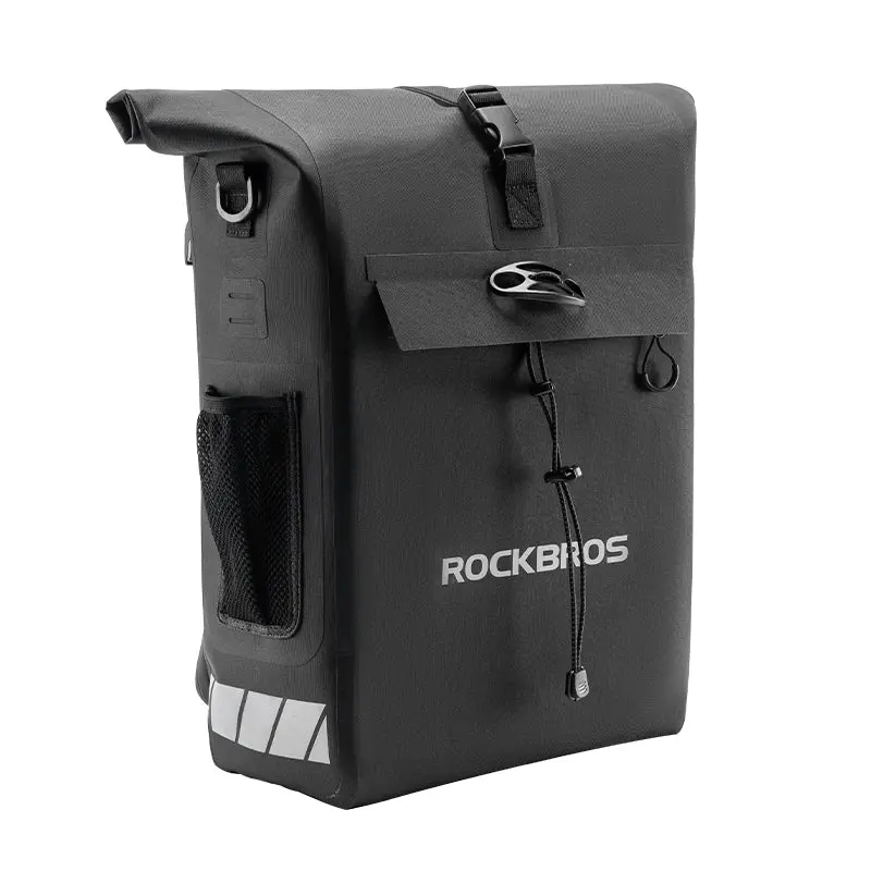 Rockbros Convertible Rack Pack – 18L Waterproof Bike Bag With Backpack Straps 1