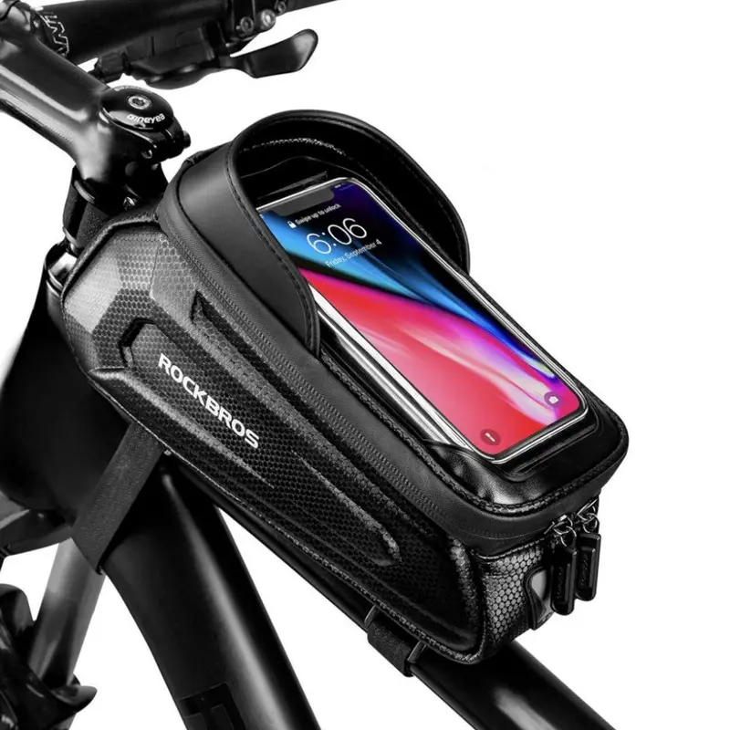 Rockbros Eva-Shell Waterproof Frame Bag For Phones Up To 6.8 Inches 1