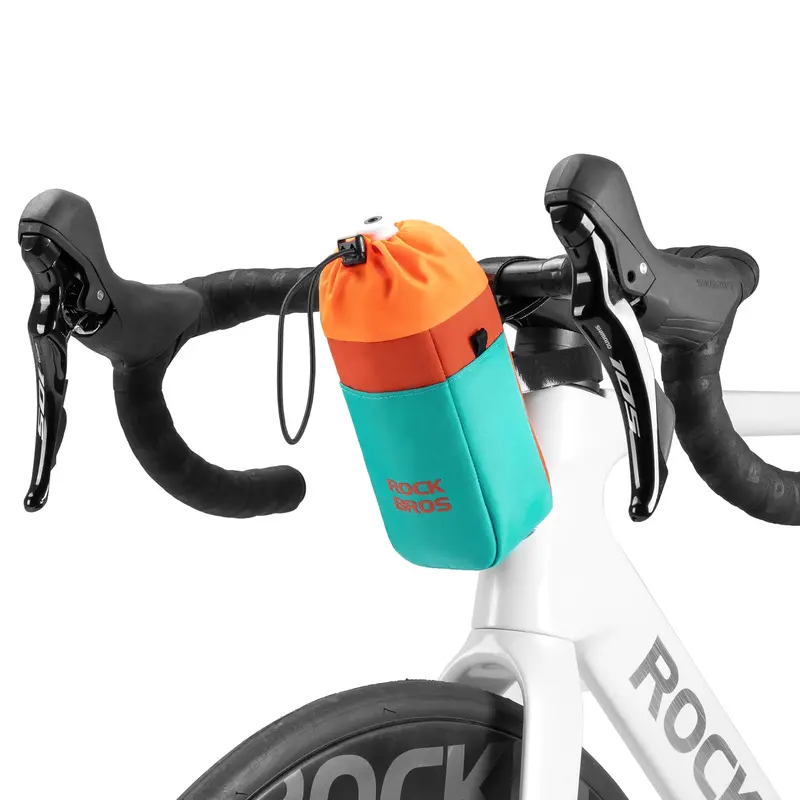 Rockbros Handlebar-Mount Cup Holder With Integrated Storage Pocket 1