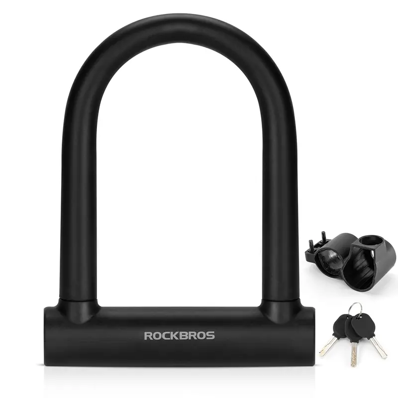 Rockbros Heavy-Duty U-Lock – Anti-Theft Bike Lock For E-Bikes, Motorcycles, And Scooters 1
