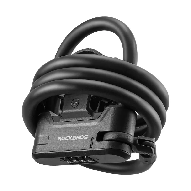 Rockbros Heavy-Duty U-Lock With Integrated Steel Cable For E-Scooters And Bikes 1