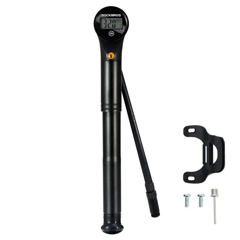 Rockbros High-Pressure Mini Bike Pump – 320 Psi Portable Tire Inflator 1