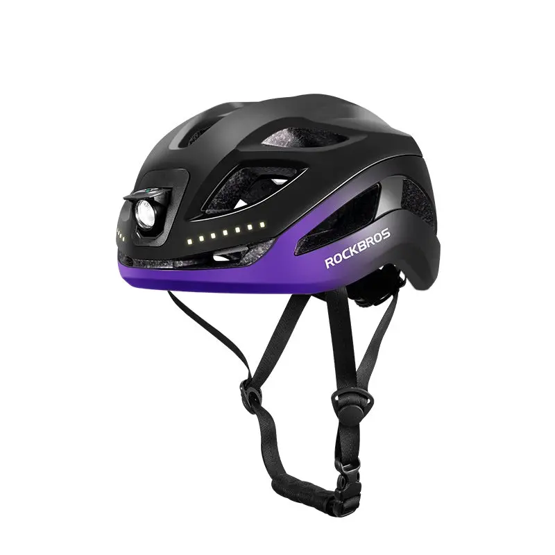 Rockbros Led Safety Helmet – Illuminated, Ventilated & Fully Adjustable 5