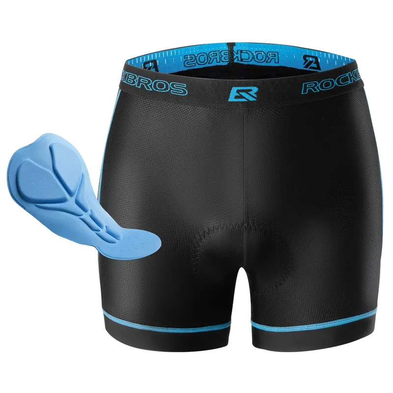 Rockbros Men’S 3D-Padded Cycling Liner Shorts – Breathable Performance Base Layer 1