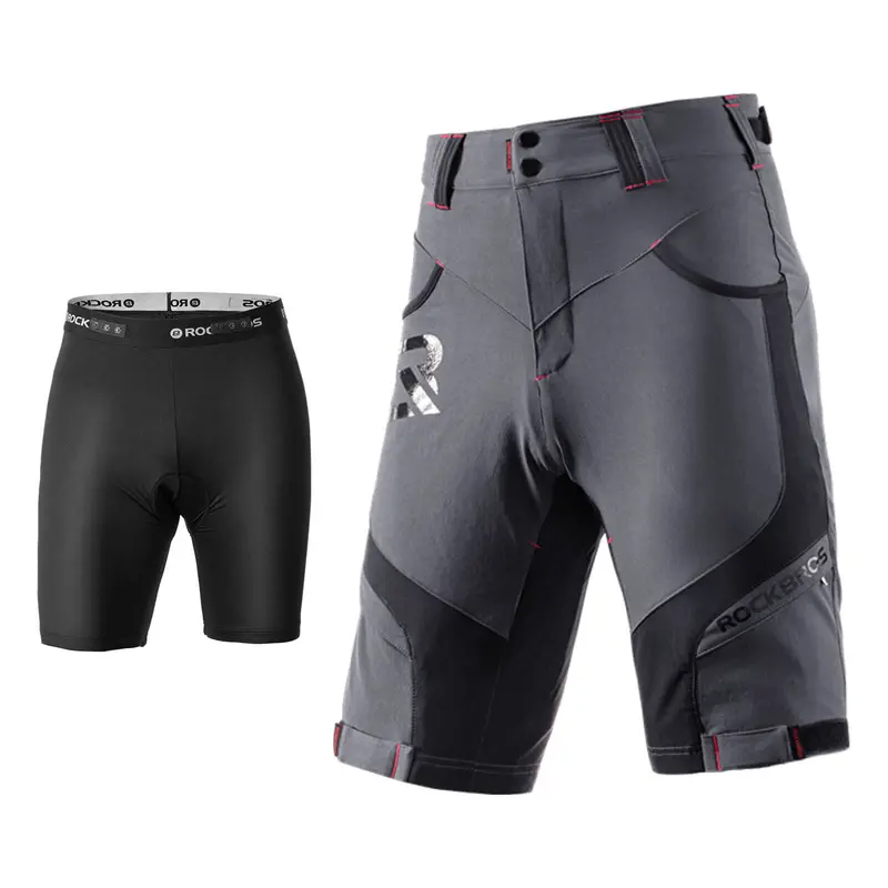 Rockbros Men’S 4D-Padded Compression Cycling Shorts 1