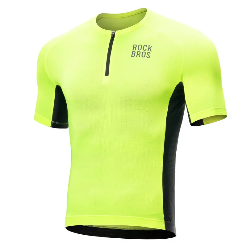 Rockbros Men’S Reflective Short-Sleeve Cycling Jersey 1