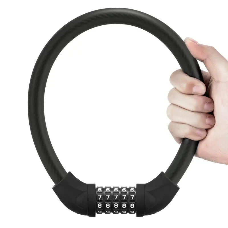 Rockbros Portable 5-Digit Cable Lock – Lightweight Bike Security Solution 1