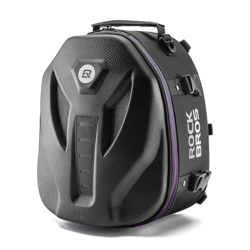 Rockbros Rigid 12.5L Motorcycle Tail Bag – Weatherproof Hard-Shell Rear Seat Storage 1