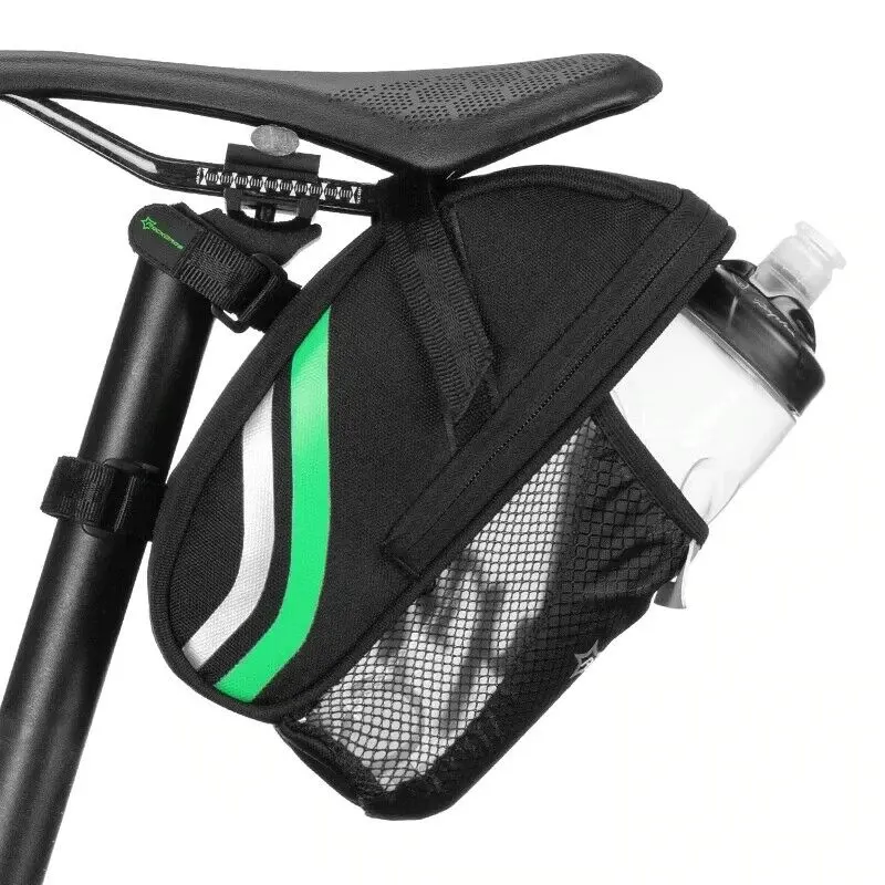 Rockbros Saddle Bag – 1.5L Rear Bike Pack With Tool Holder & Reflective Trim 1