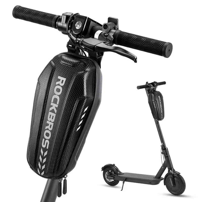 Rockbros Scooter Handlebar Bag – Waterproof Eva Hard-Shell Storage Pouch 1