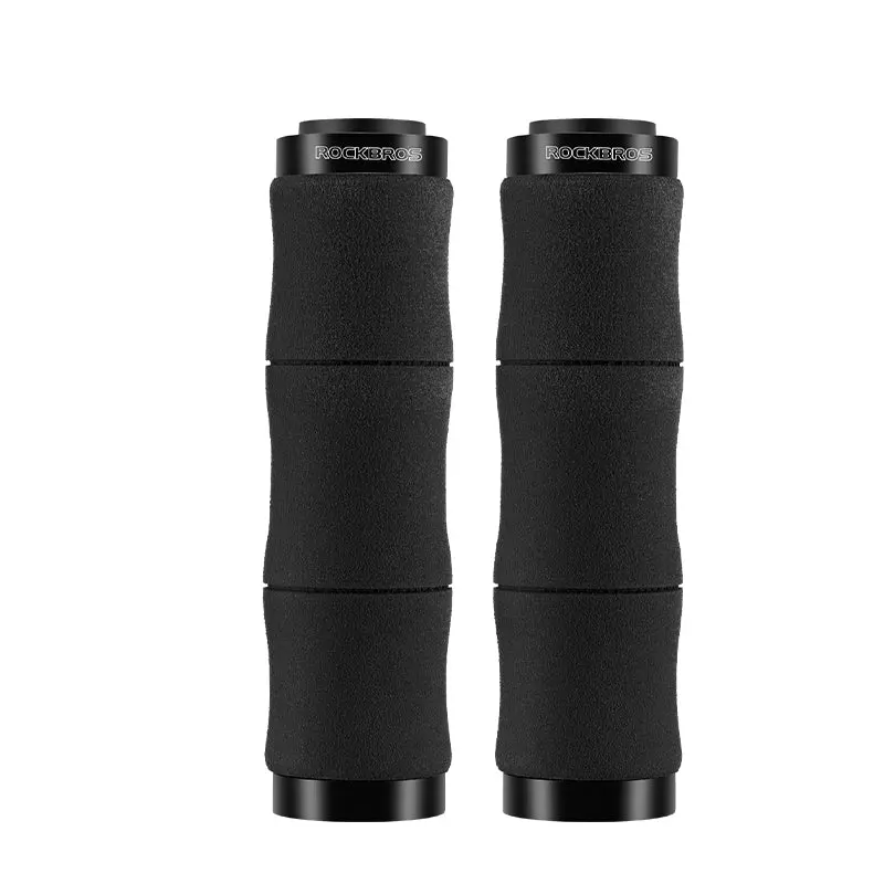Rockbros Shock-Absorbing Foam Bike Grips – Non-Slip, Dual-Lock Installation 1