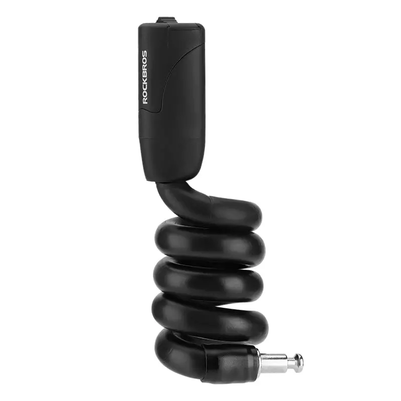 Rockbros Twistable Steel Spiral Cable Lock – Flexible, Tamper-Resistant Bicycle Security 1