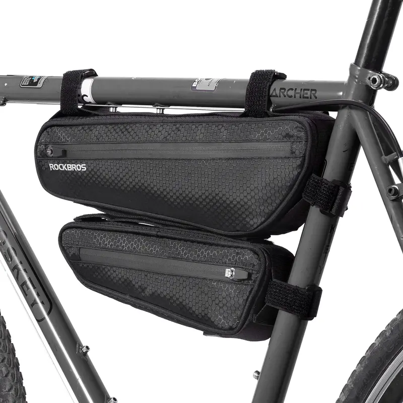 Rockbros Water-Resistant Saddle-Mount Triangle Bag For Mtb And Road Cyclists 1