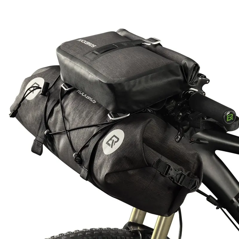 Rockbros Waterproof Bikepacking Handlebar Bag System (12–20L) With Dual Dry Sacks 1