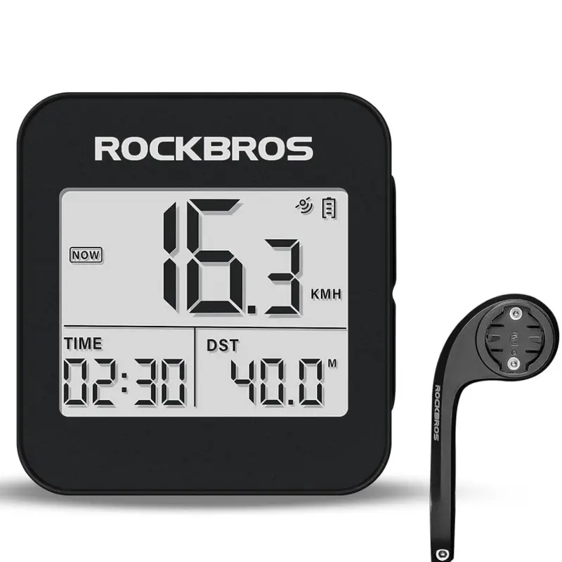 Rockbros Wireless Gps Bike Computer – Backlit Display, Precision Speed & Distance Tracking 1