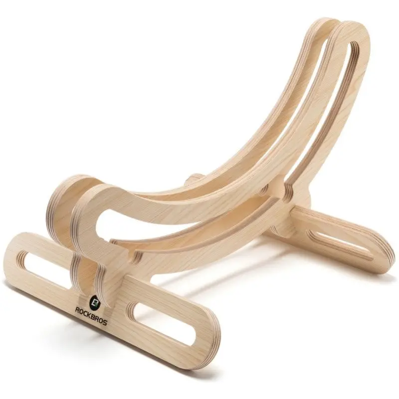 Rockbros Wooden Floor Bike Stand – Stylish, Stable Indoor Storage Solution 1