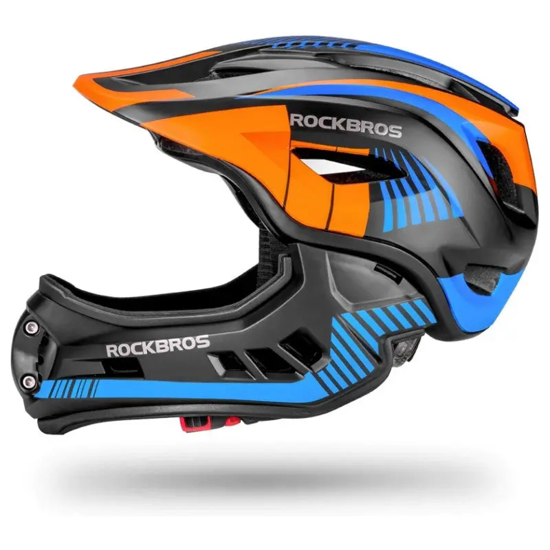 Rockbros Youth Full-Face Helmet – Adjustable Fit For Ages 3–16 1