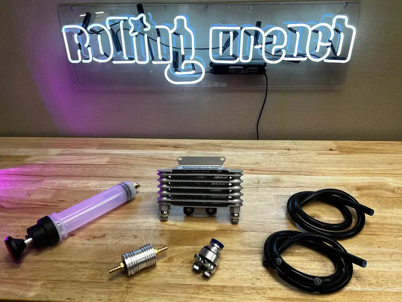 Rolling Wrench Gy6/Ruckus Oil Cooler Installation Kit 2