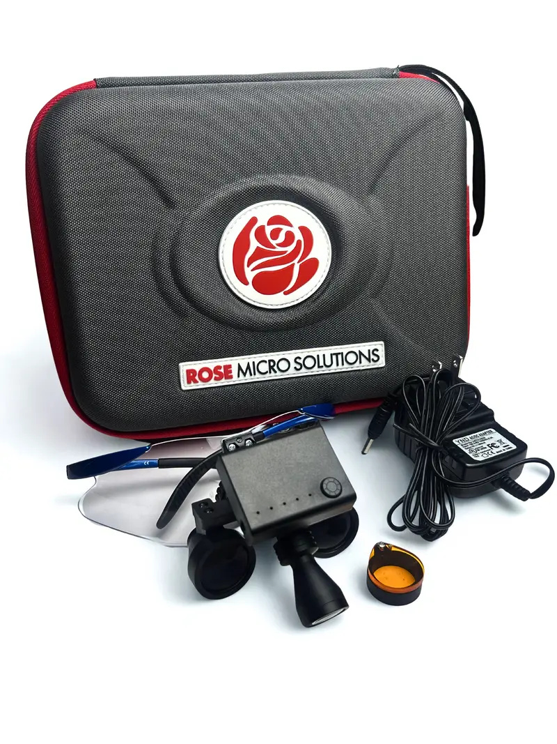 Rose Safety Flip-Up Loupe With Integrated Cordless Light