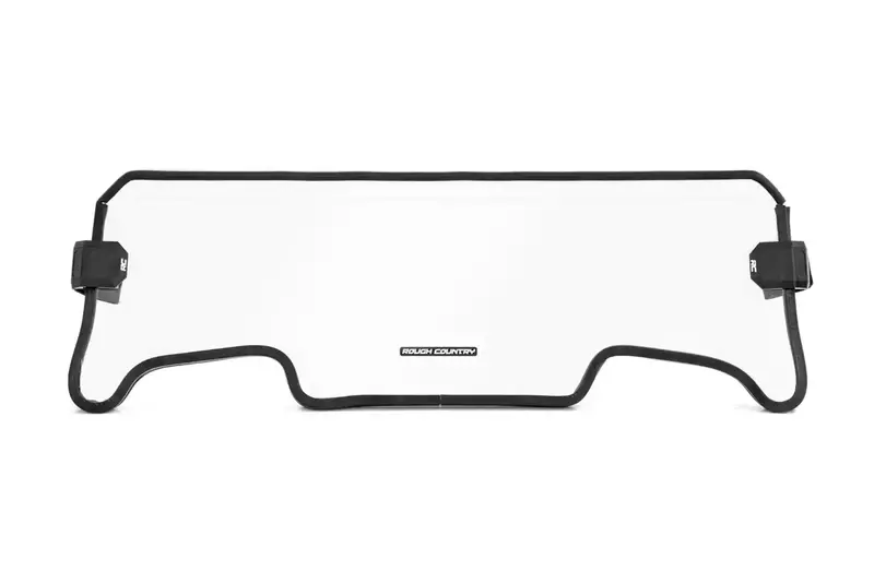Rough Country Half-Windshield Protector (Model 98112111A) With Scratch-Resistant Coating 1