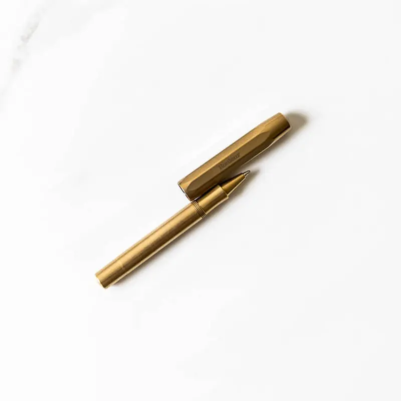 Rouleur X Kaweco Brass Rollerball Pen With Etched Logo 1