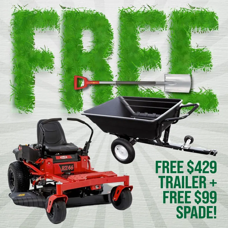 Rover Rz 46 Zero-Turn — 46" Fabricated Deck, 21.5Hp Kawasaki V-Twin, $1928 Total Value Savings 1