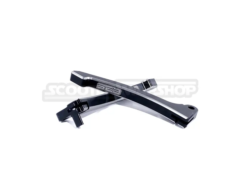 S23 Billet Anodized Levers For Honda Elite, Spree, Aero, Met, And Ch80 Scooters 1