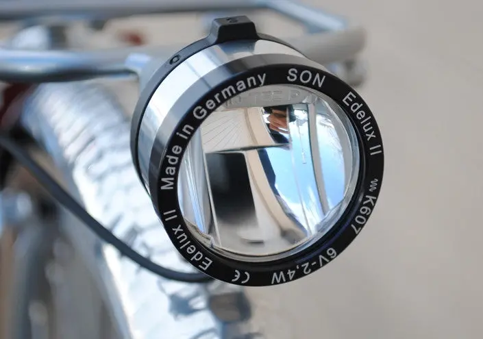 Schmidt Edelux Ii Headlight – Polished Aluminum Finish 1