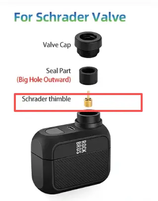 Schrader Valve Thimble Adapter – Precision Fit For Model 42720011001 1
