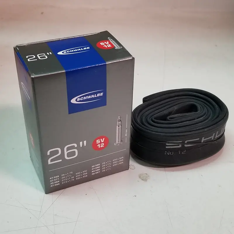 Schwalbe Sv12 Inner Tube – Compatible With 26″ And 650B Wheels (1.25–1.75″ / 32–47Mm) 1