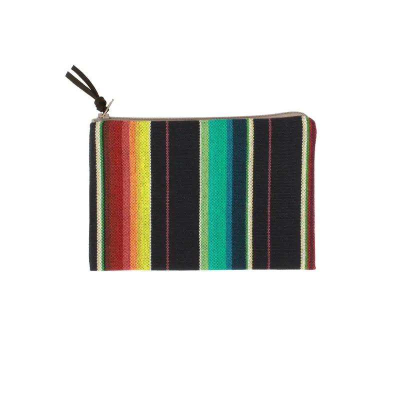 Serape-Print Zippered Pouch – Wallet Or Makeup Bag 1