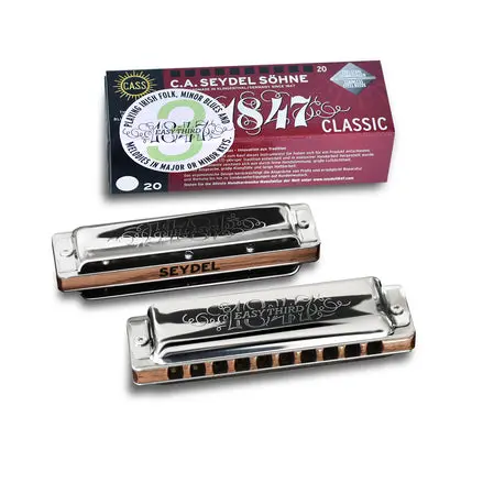 Seydel 1847 Classic Easy Third Tuning Harmonica – Individual Unit – Free Usa Shipping 1