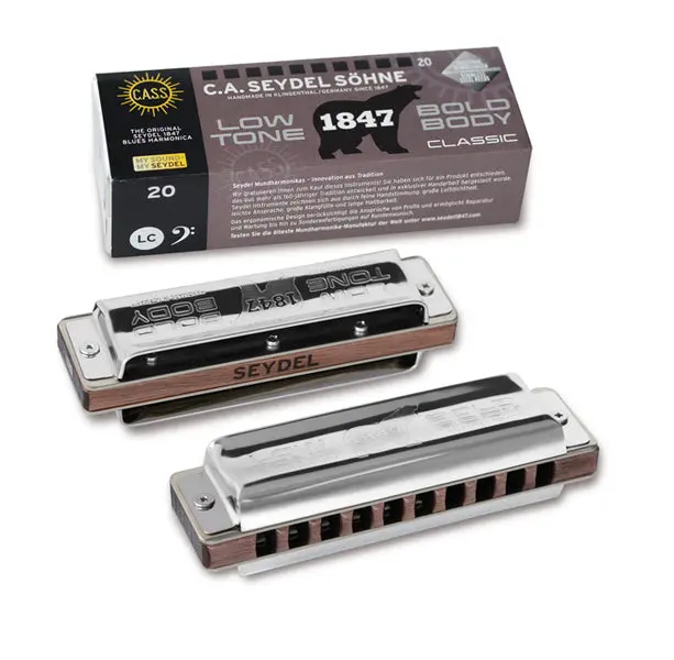 Seydel 1847 Classic Low-Tone Harmonica – Responsive Low-Range Performance | Free Us Shipping 1