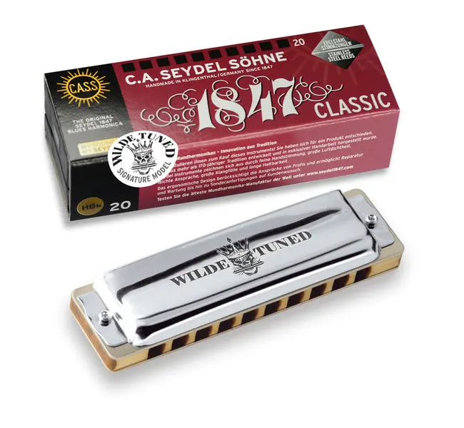 Seydel 1847 Classic Wilde Rock Tuned Harmonica – Special Scale For Expressive Blues & Rock – Model 16220 – Free Us Delivery 1