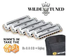 Seydel 1847 Classic Wilde Rock Tuning Harmonicas – 5-Pack (G, A, Bb, C, D) | Free Us Shipping 1
