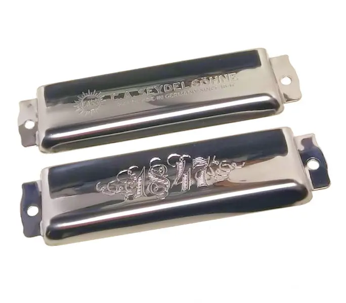 Seydel 1847 Lightning Stainless Steel Cover Plate Set – Blues-Tuned Harmonica Upgrade – 166016000 – Free Us Delivery 1